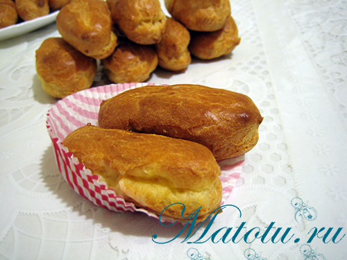 Еклери із заварним кремом