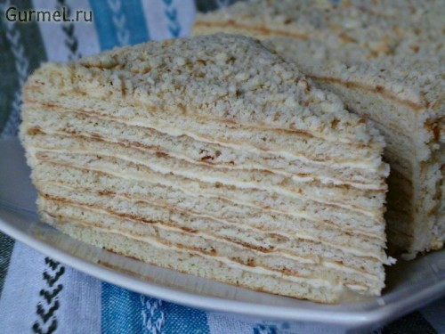Торт &laquo;Сметанний&raquo; (на сковороді)