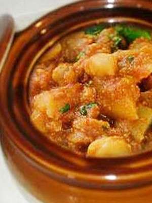 М'ясо тушковане з овочами