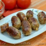 Домашні ковбаски з м’яса качки