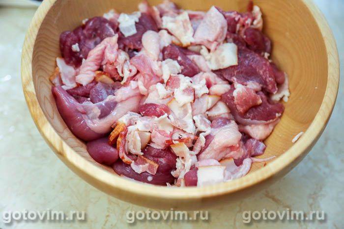 Домашні ковбаски з м'яса качки, Крок 02
