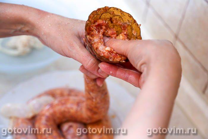 Домашні ковбаски з м'яса качки, Крок 05