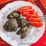 Печінка індички в сметані