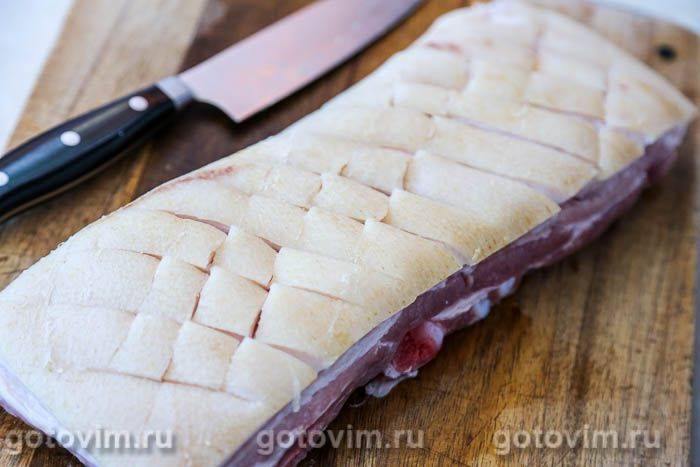 Фотографії рецепта Свиняча грудинка на решітці (на мангалі), 01 Свиняча грудинка на решітці (на мангалі), Крок 01