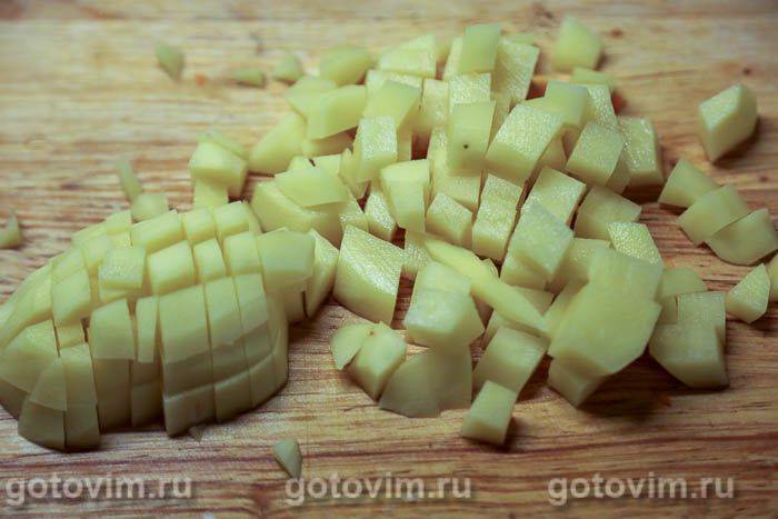 Азу з баранячими нирками та картоплею, Крок 03