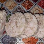 Домашня варена ковбаса з курки Домашня варена ковбаса з курки