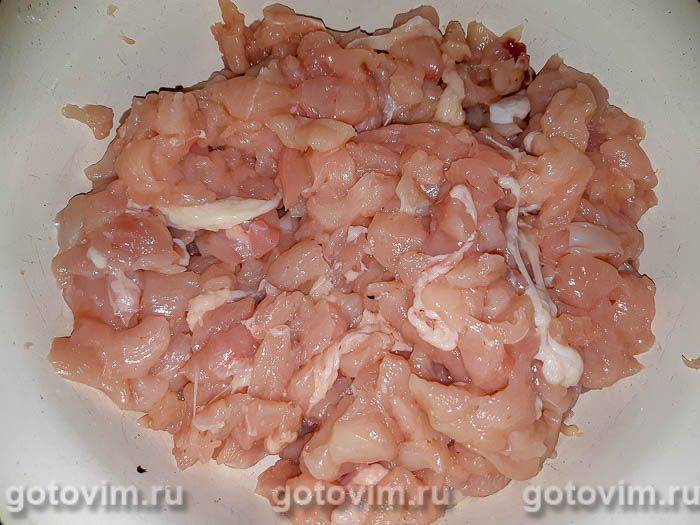 Фотографії рецепта Домашня варена ковбаса з курки, 02 Домашня варена ковбаса з курки, Крок 02