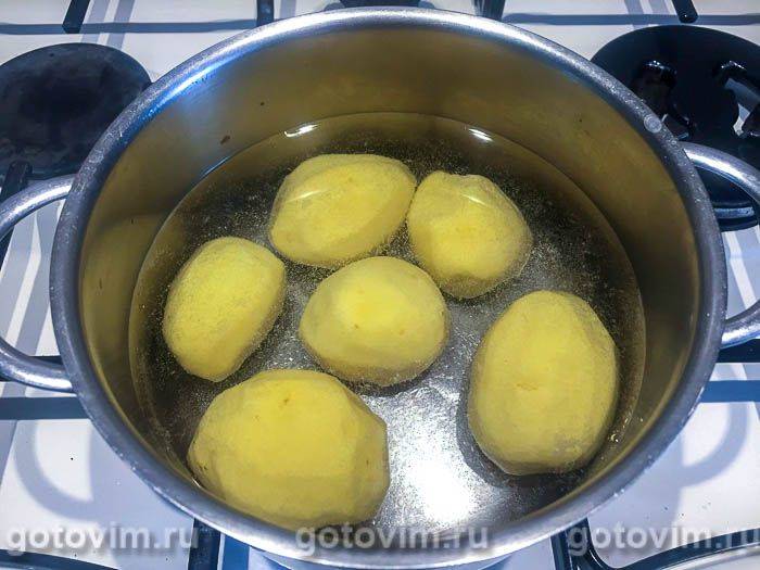 Картопляні зрази з сиром, Крок 01
