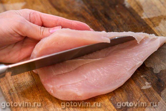 Котлети кордон блю (chicken cordon bleu), Крок 01