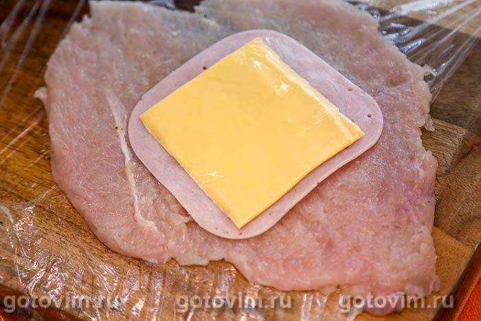 Котлети кордон блю (chicken cordon bleu), Крок 04