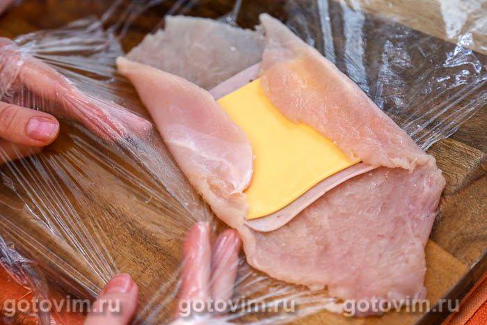 Котлети кордон блю (chicken cordon bleu), Крок 05