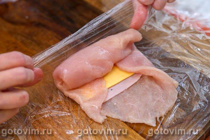 Котлети кордон блю (chicken cordon bleu), Крок 06