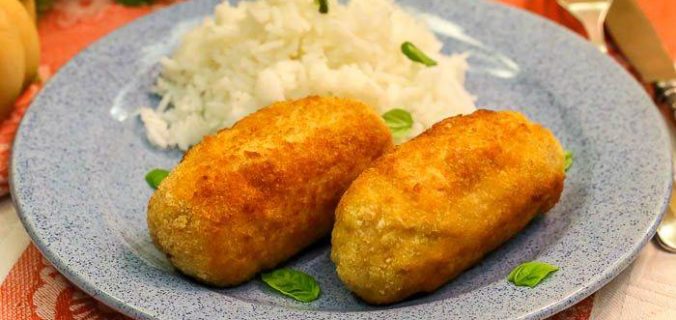 Котлети кордон блю з фаршу з шинкою та сиром