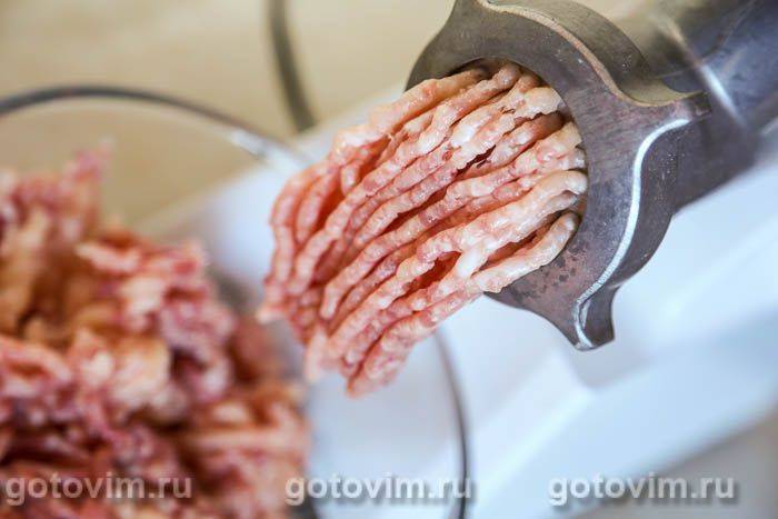Фотографії рецепта Котлети зі свинини та курки з сиром чанах, 02 Котлети зі свинини та курки з сиром чанах, Крок 02