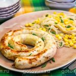 Ковбаски з індички з сиром
