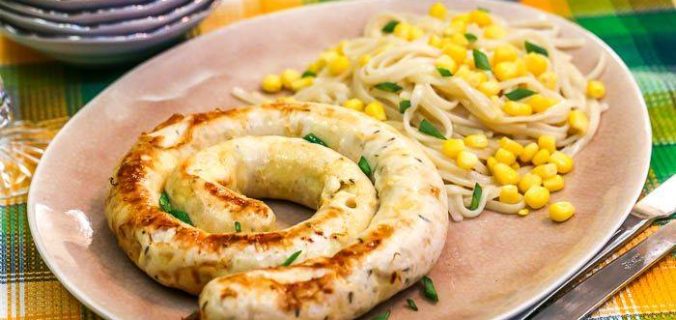 Ковбаски з індички з сиром