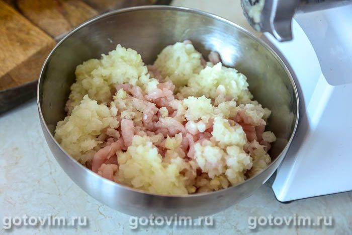 Ковбаски з індички з сиром, Крок 04