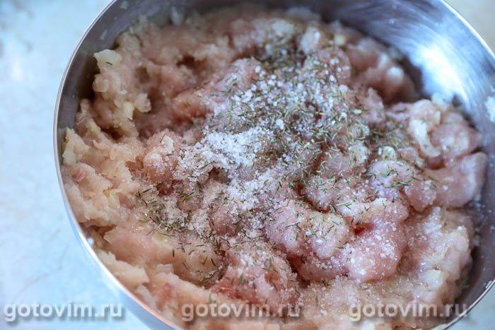 Ковбаски з індички з сиром, Крок 06