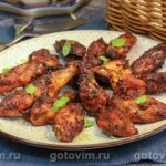 Курячі крильця в соусі барбекю