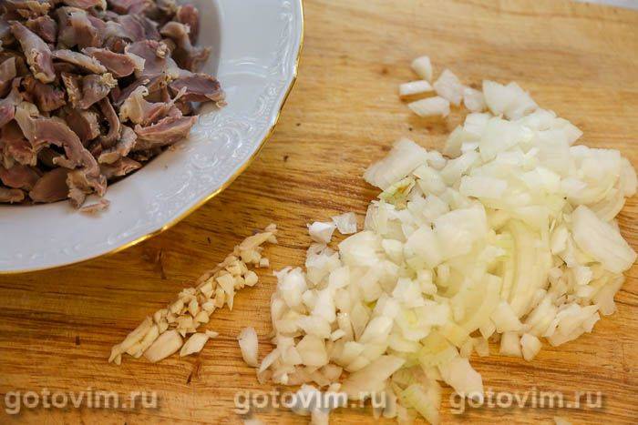 Фотографії рецепта Курячі шлунки в соусі барбекю, 02 Курячі шлунки в соусі барбекю, Крок 02
