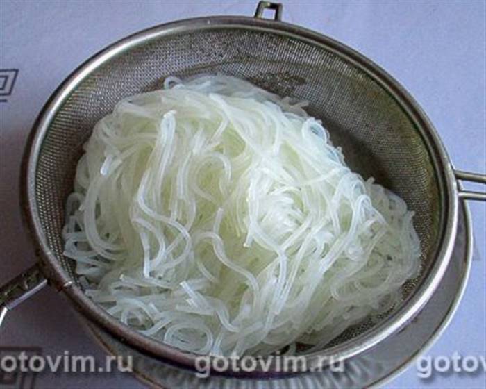 Фотографії рецепта Локшина фунчоза з маринованою курячою печінкою та цибулею, 05 Локшина фунчоза з маринованою курячою печінкою та цибулею, Крок 05