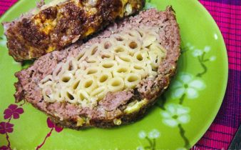 М'ясний рулет із макаронами