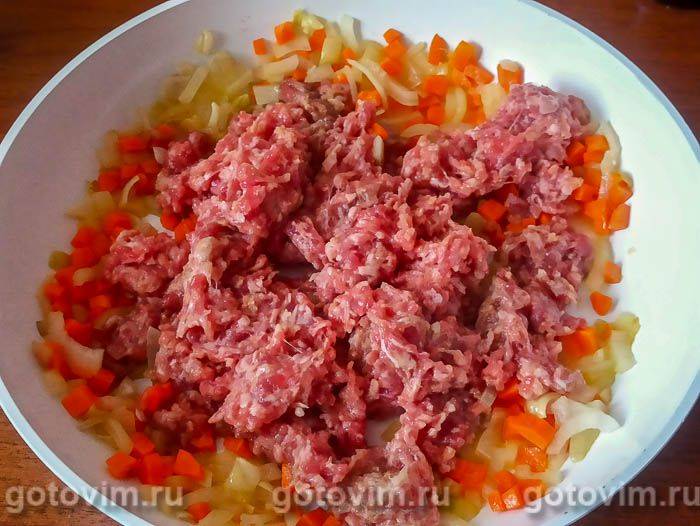 Фотографії рецепта Пастуший пиріг із м'ясним фаршем і рисом, 05 Пастуший пиріг із м'ясним фаршем і рисом, Крок 05