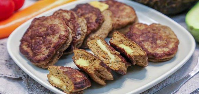 Печінкові оладки з сиром