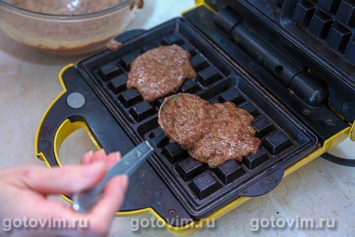 Фотографії рецепта Вафлі з печінки, 06 Вафлі з печінки, Крок 06