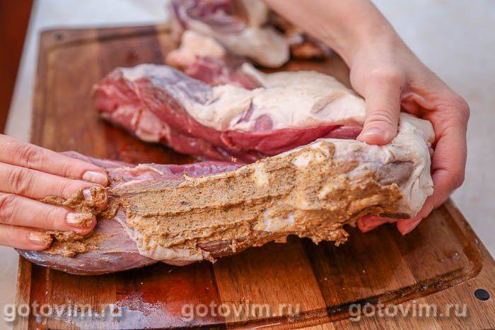 Баранина мечуї з морквяним салатом, Крок 04