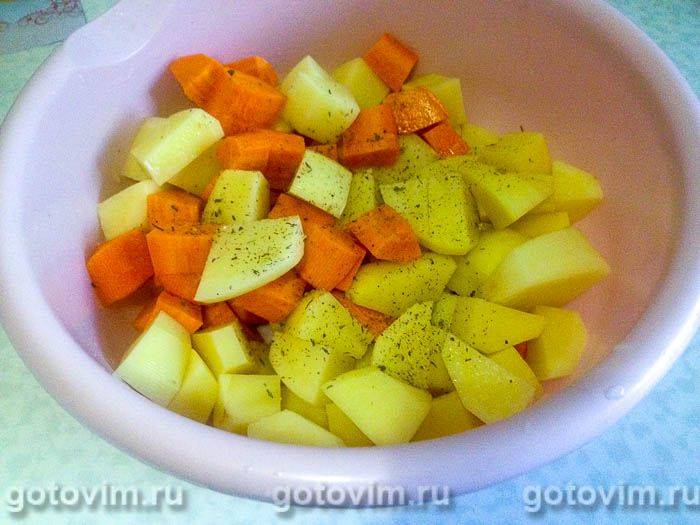 Баранина в рукаві, запечена з овочами, Крок 03