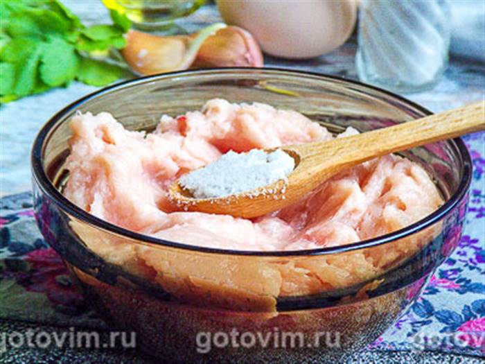 Домашні курячі сардельки, Крок 01