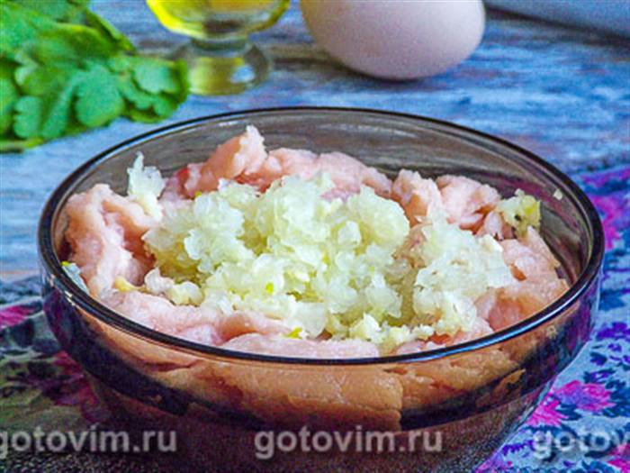 Домашні курячі сардельки, Крок 02