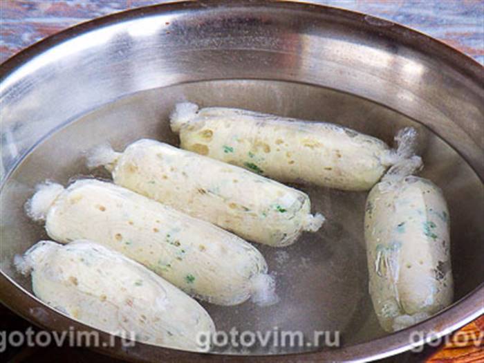Домашні курячі сардельки, Крок 06