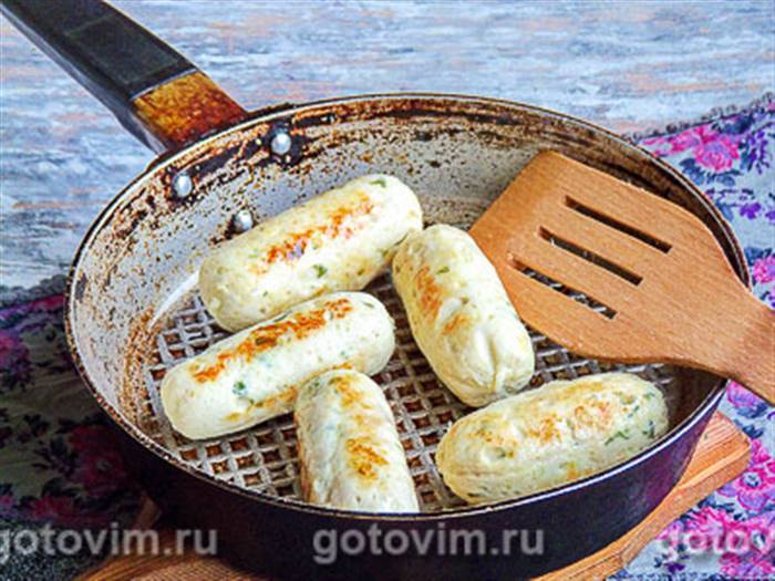 Домашні курячі сардельки, Крок 07