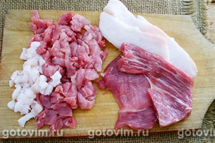 Домашня сиров'ялена ковбаса , Крок 01