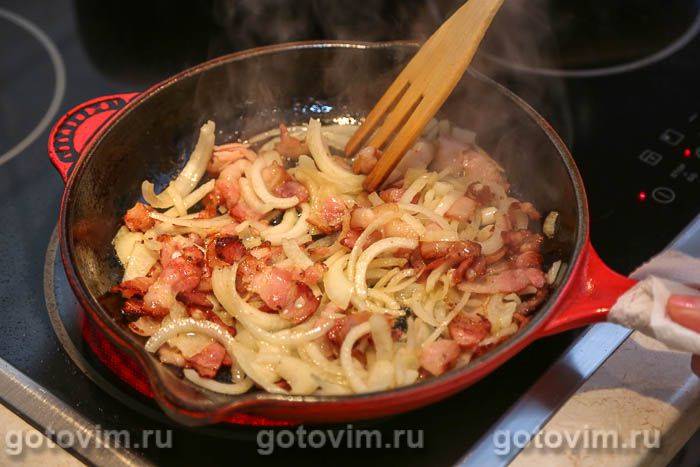 Дублінський коддл або овочеве рагу з беконом і свинячими ковбасками (Dublin coddle), Крок 04