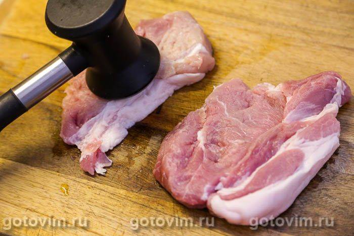 Ескалоп із лимонним соком і часником, Крок 01