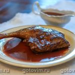 Качині ніжки з соусом із аґрусу