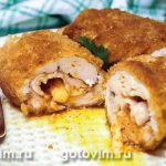 Рецепт котлет по-київськи з вершковим маслом і сиром Рецепт котлет по-київськи з вершковим маслом і сиром
