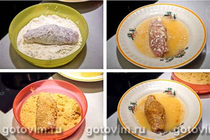 Котлет по-київськи з вершковим маслом і сиром, Крок 06