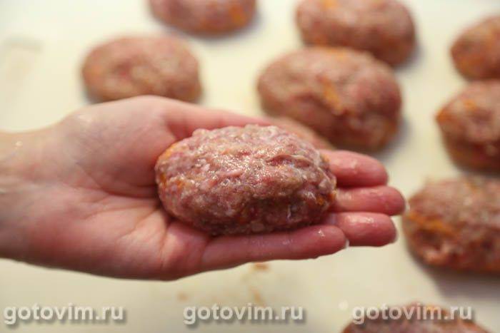 Котлети з баранини в грибному соусі в духовці, Крок 04