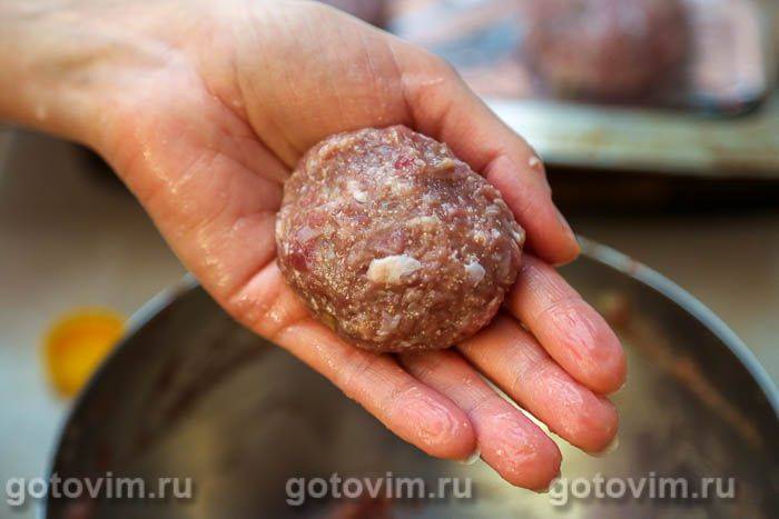 Котлети з курячих шлунків із грибами в духовці, Крок 07