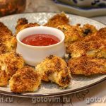 Курячі крильця, смажені в кокосовій стружці