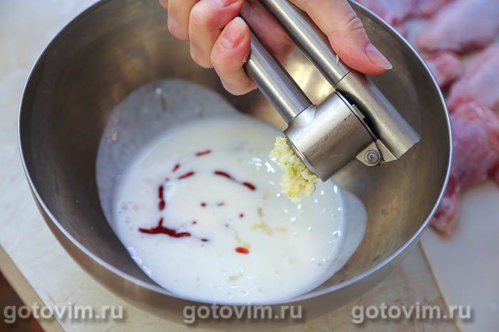 Фотографії рецепта Курячі крильця, смажені в кокосовій стружці, 02 Курячі крильця, смажені в кокосовій стружці, Крок 02