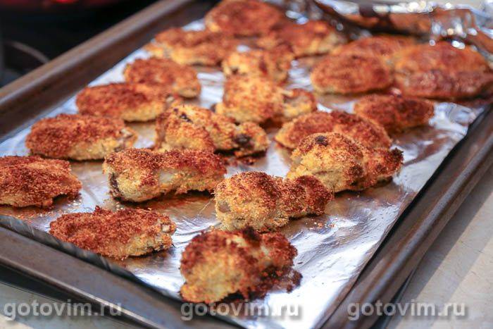 Фотографії рецепта Курячі крильця, смажені в кокосовій стружці, 07 Курячі крильця, смажені в кокосовій стружці, Крок 07