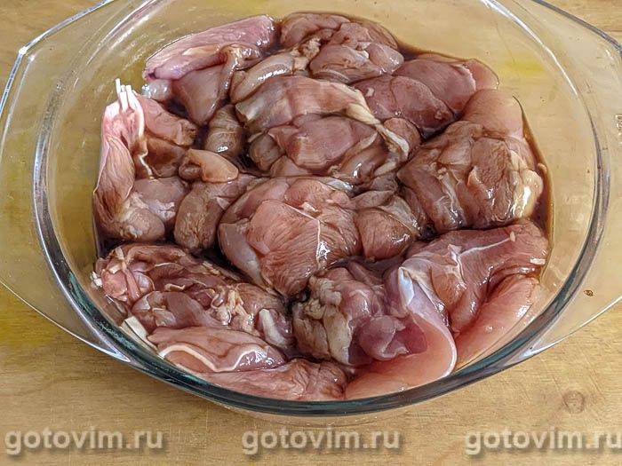 Курячі рулетики з вишнею, Крок 01