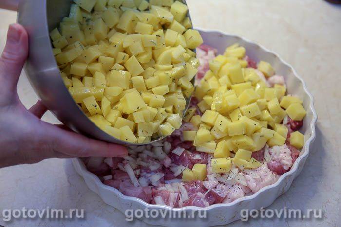 Фотографії рецепта М'ясо з картоплею по-генеральськи, 05 М'ясо з картоплею по-генеральськи, Крок 05
