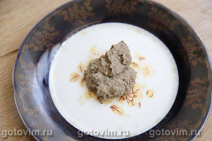 Фотографії рецепта Паштет із курячої печінки з білою квасолею та червоним вином, 07 Паштет із курячої печінки з білою квасолею та червоним вином, Крок 07