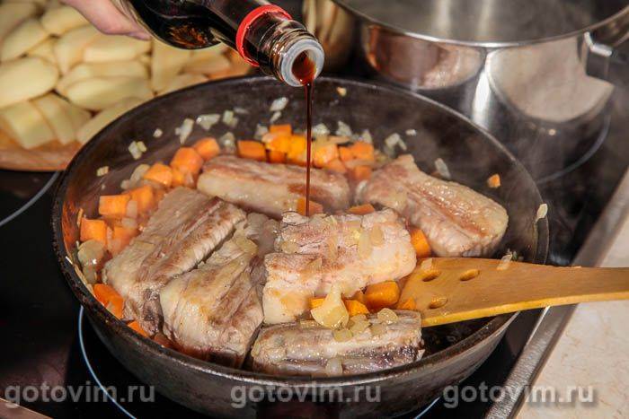 Фотографії рецепта Реберця з овочами в горщиках, 04 Реберця з овочами в горщиках, Крок 04